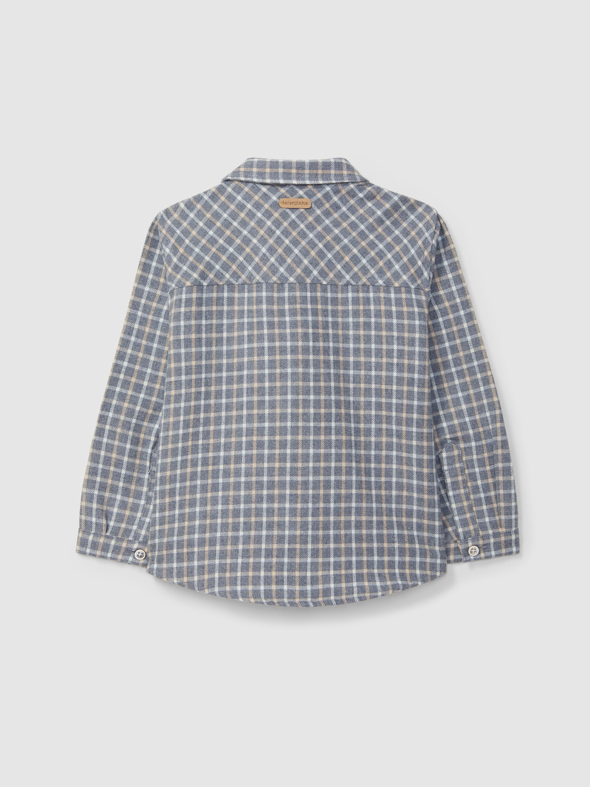 Organic cotton check shirt