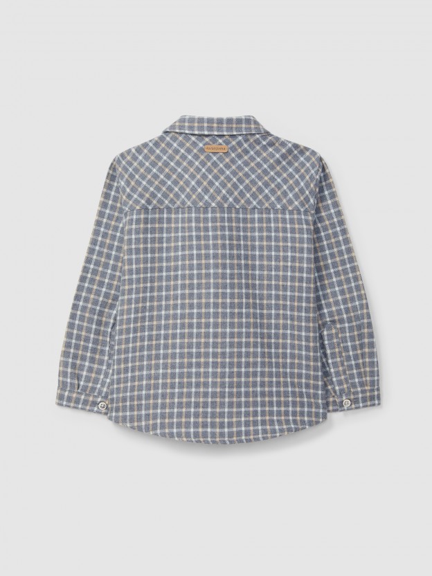 Organic cotton check shirt Organic cotton check shirt