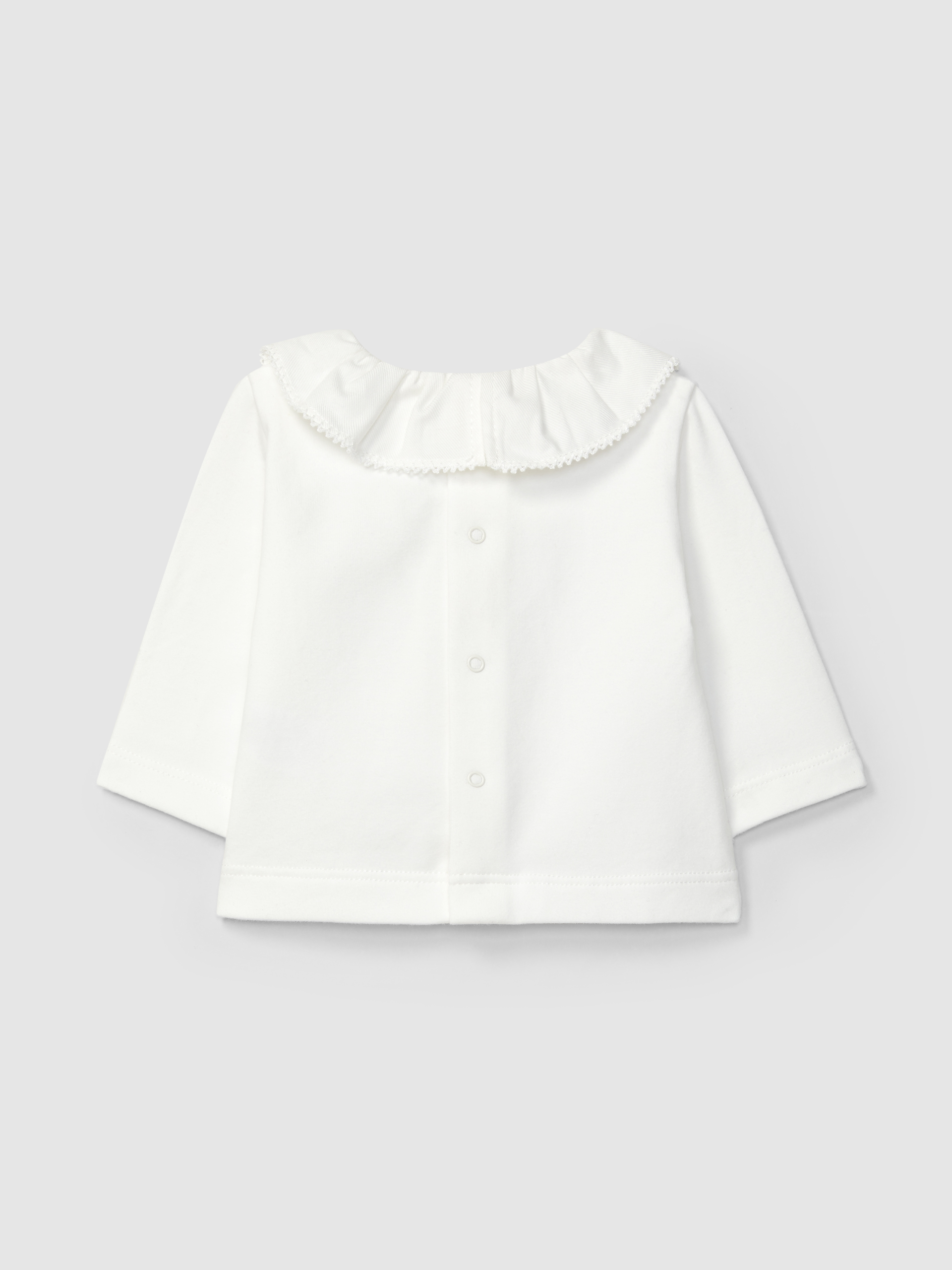 Longsleeve com gola de folho