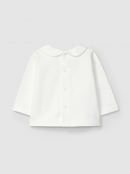 Longsleeve com gola redonda Longsleeve com gola redonda