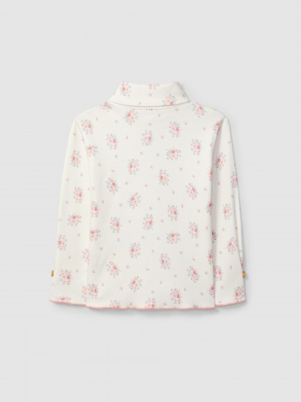 Sweater turtleneck floral print Sweater turtleneck floral print