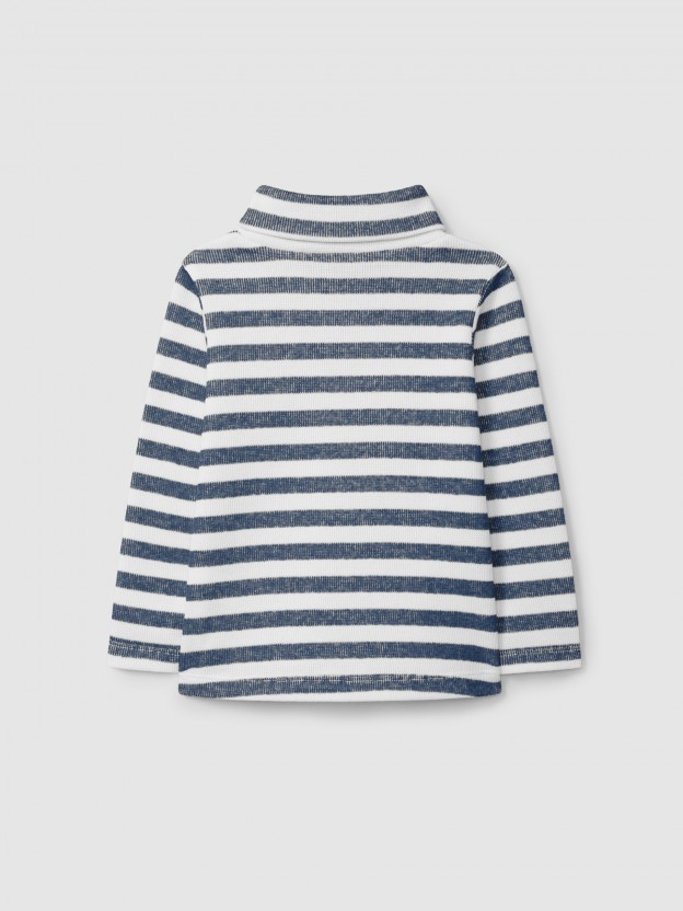Striped turtleneck sweater Striped turtleneck sweater