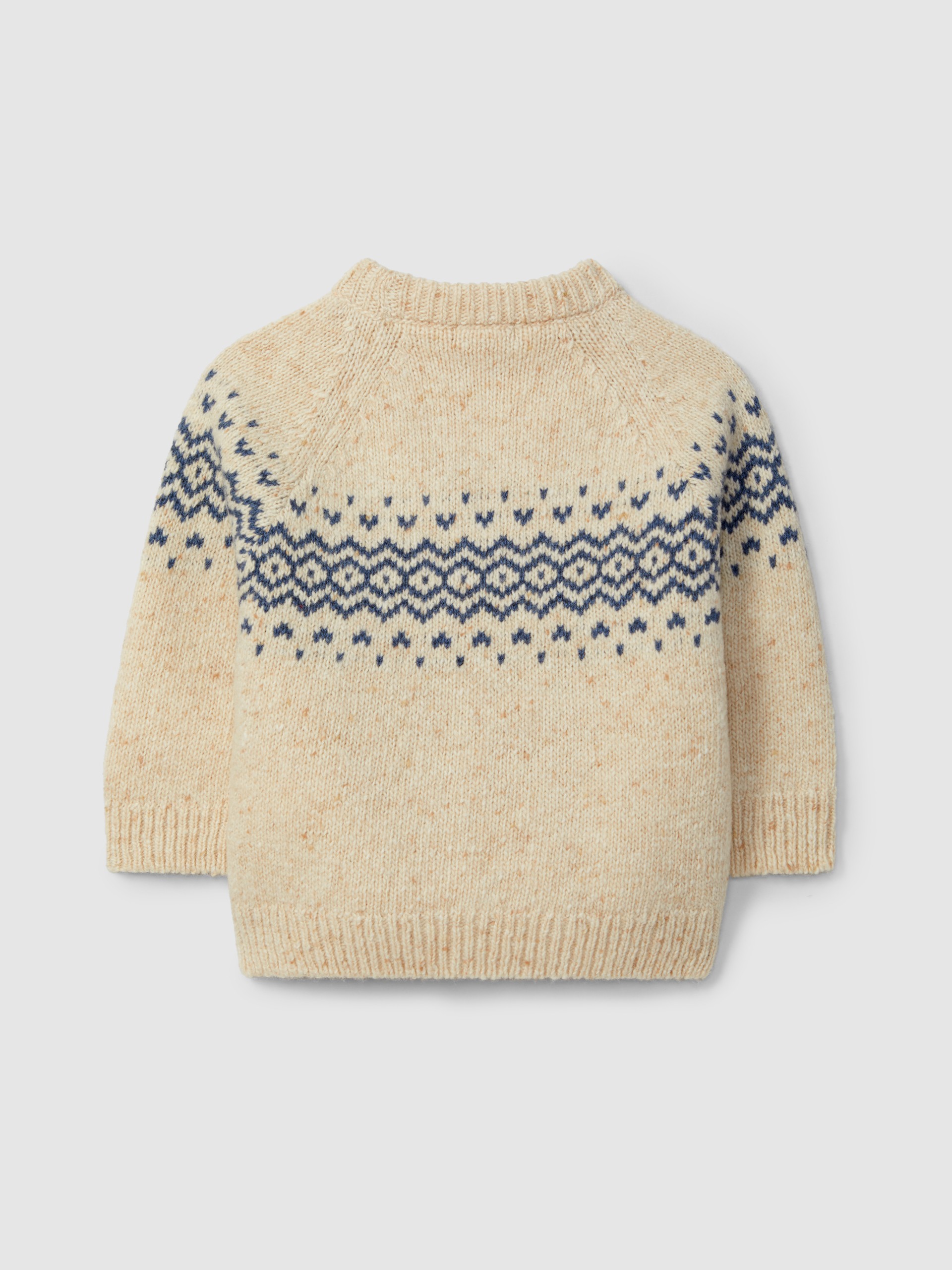 Knitted jumper with jaquard