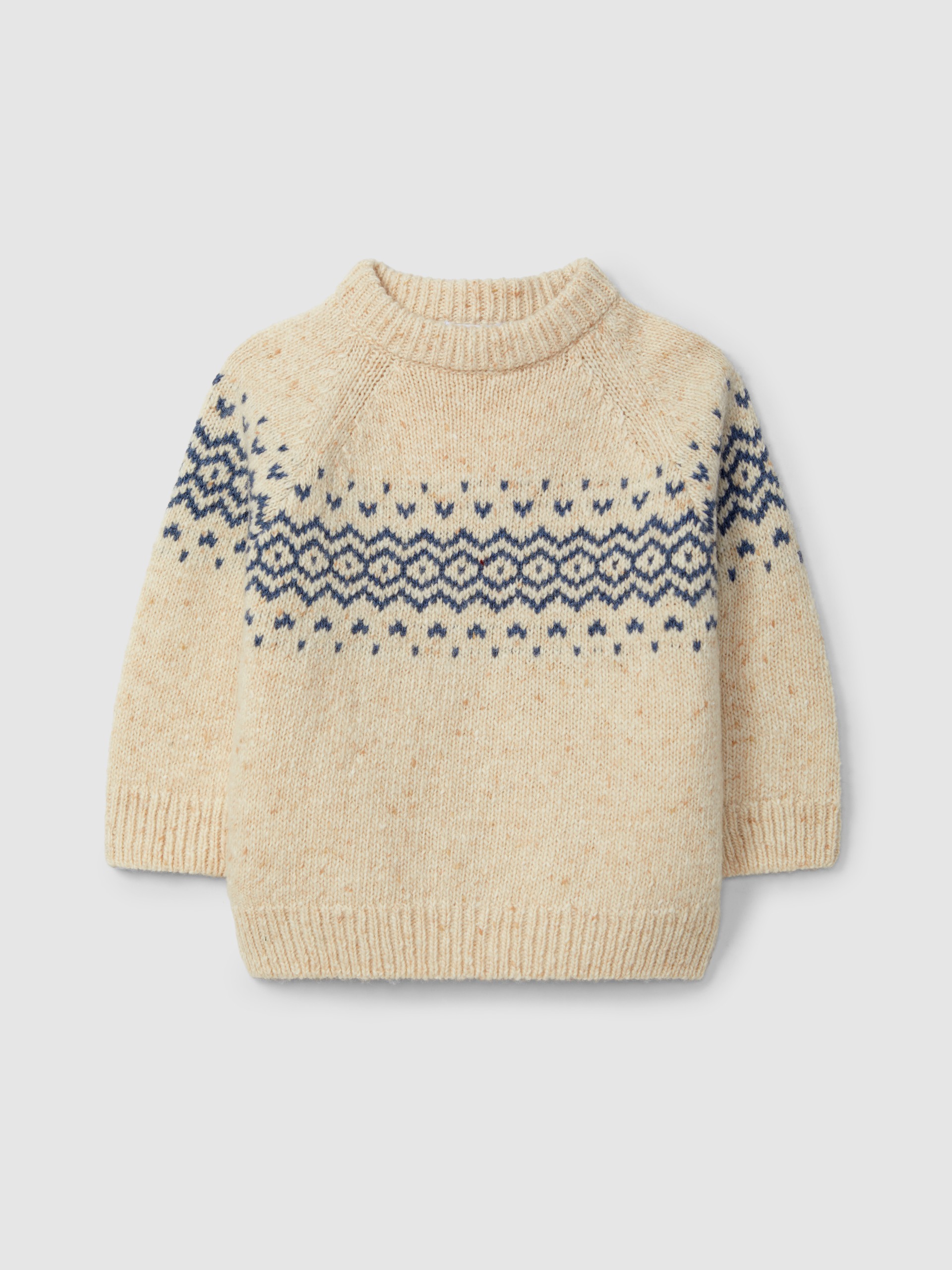 Knitted jumper with jaquard