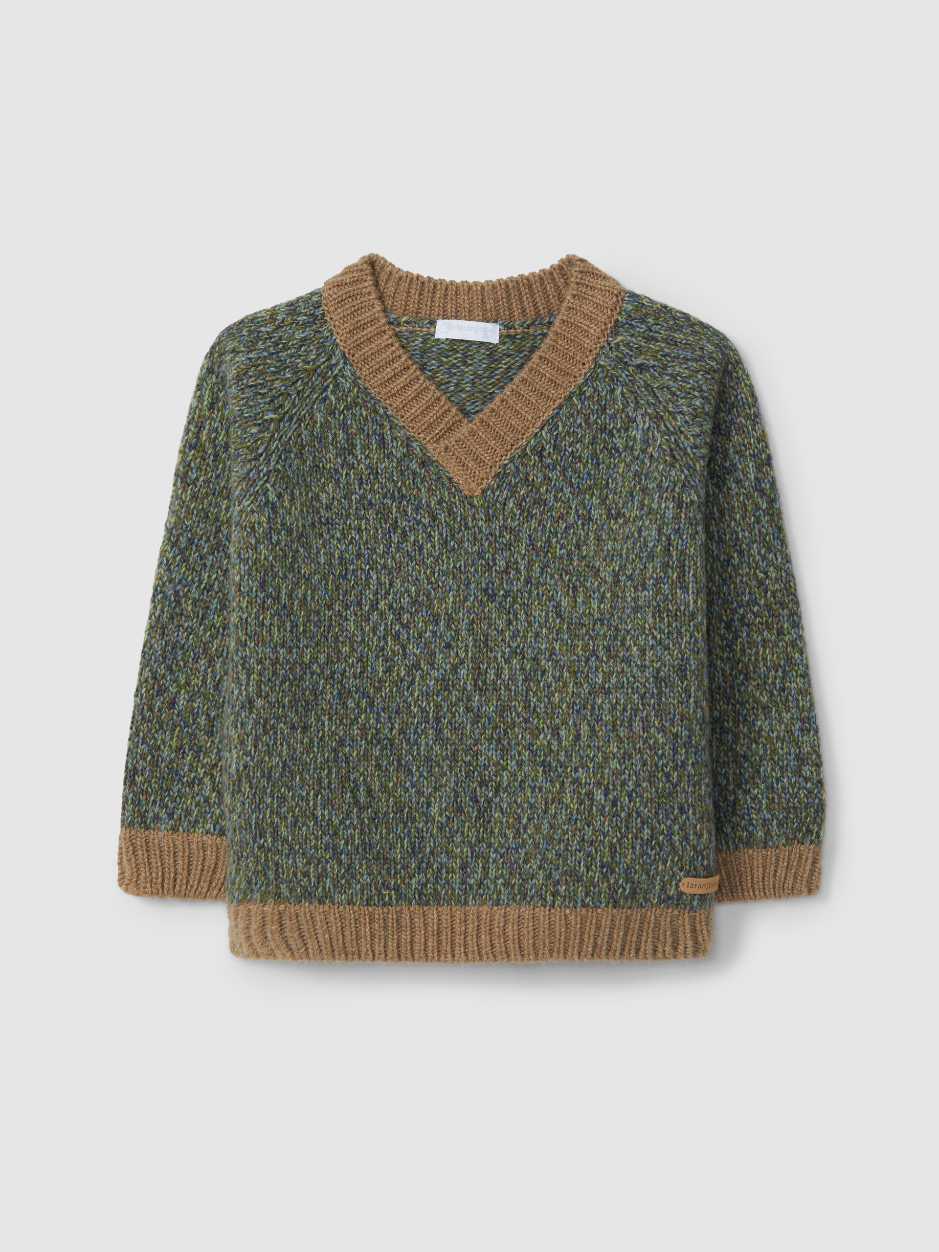 Jersey tricotado escote en V