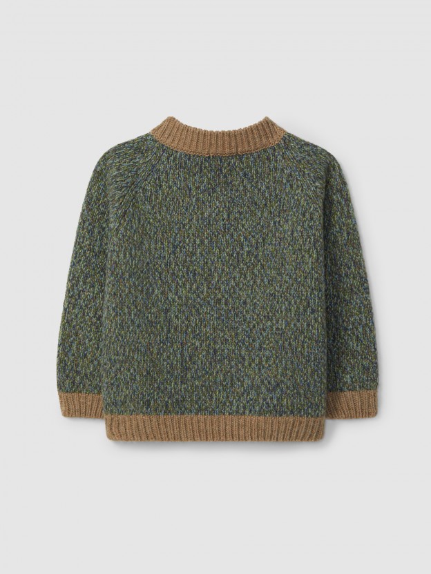 Jersey tricotado escote en V