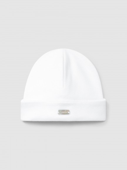 Plain cotton beanie