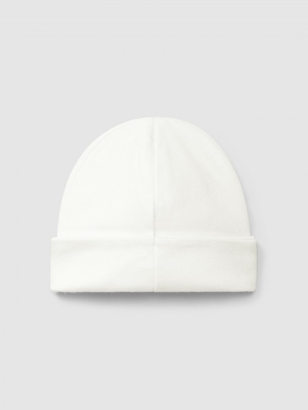 Gorro liso em algodão Gorro liso em algodão