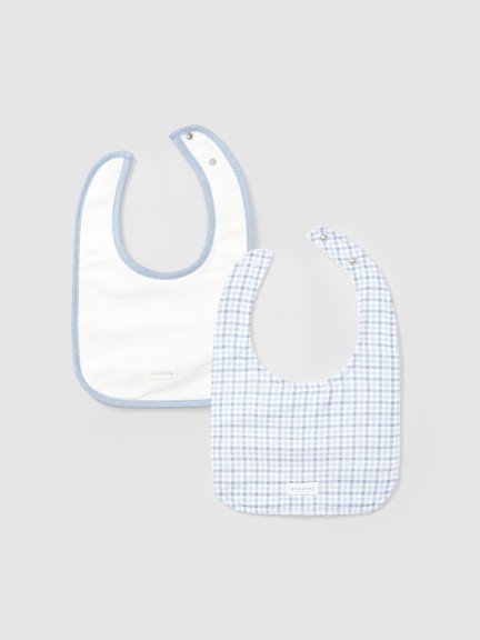 Pack duas babetes estampadas