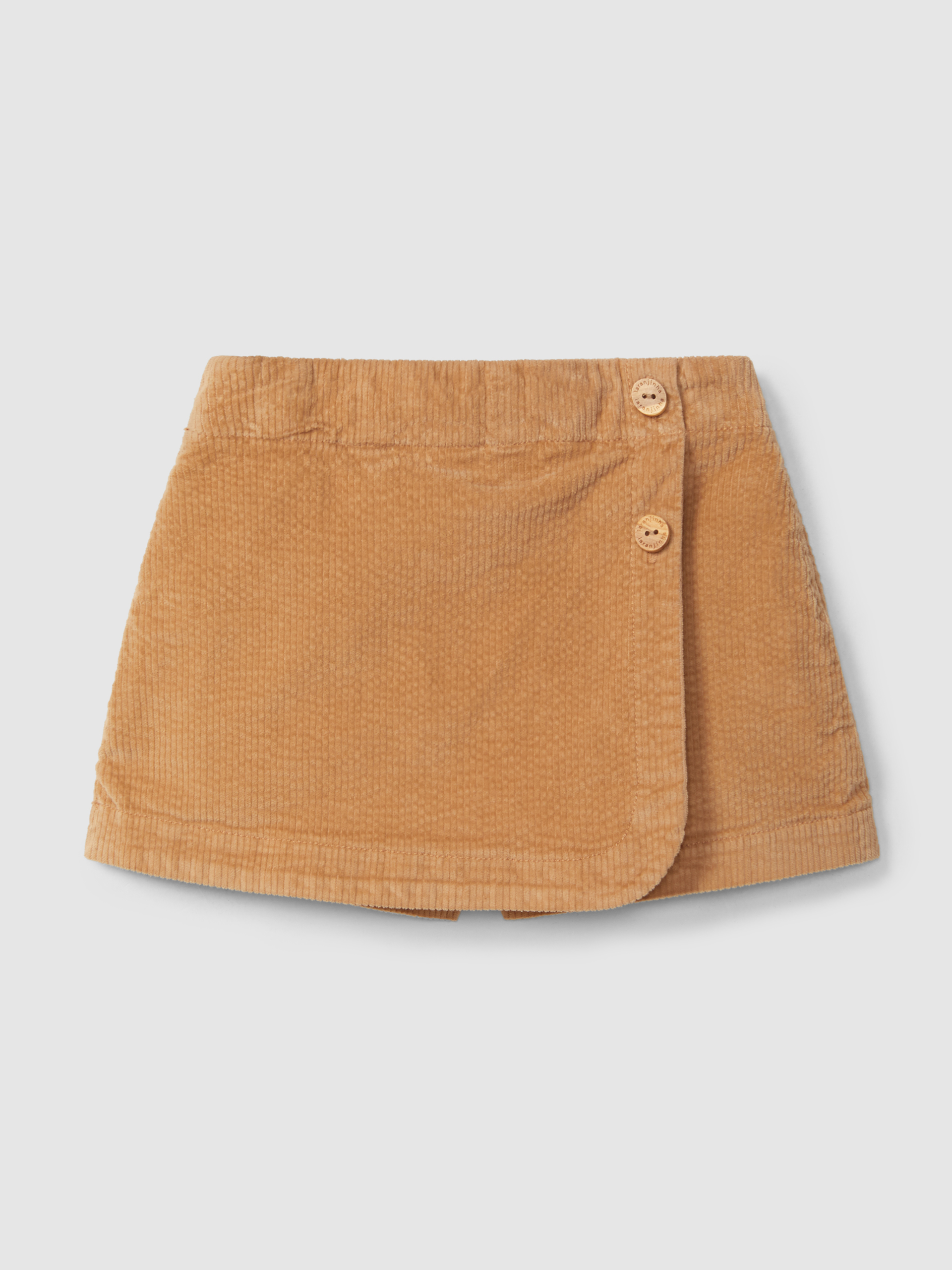 Pull-up skorts in corduroy
