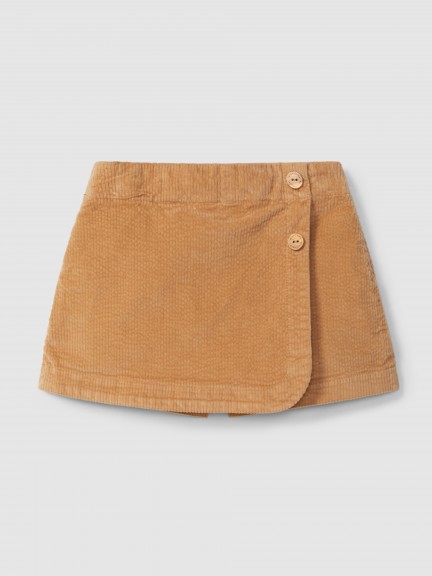 Pull-up skorts in corduroy Pull-up skorts in corduroy