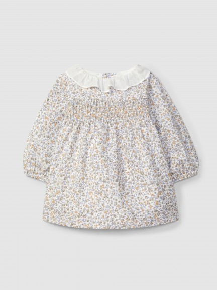 Floral dress with smocking Floral dress with smocking