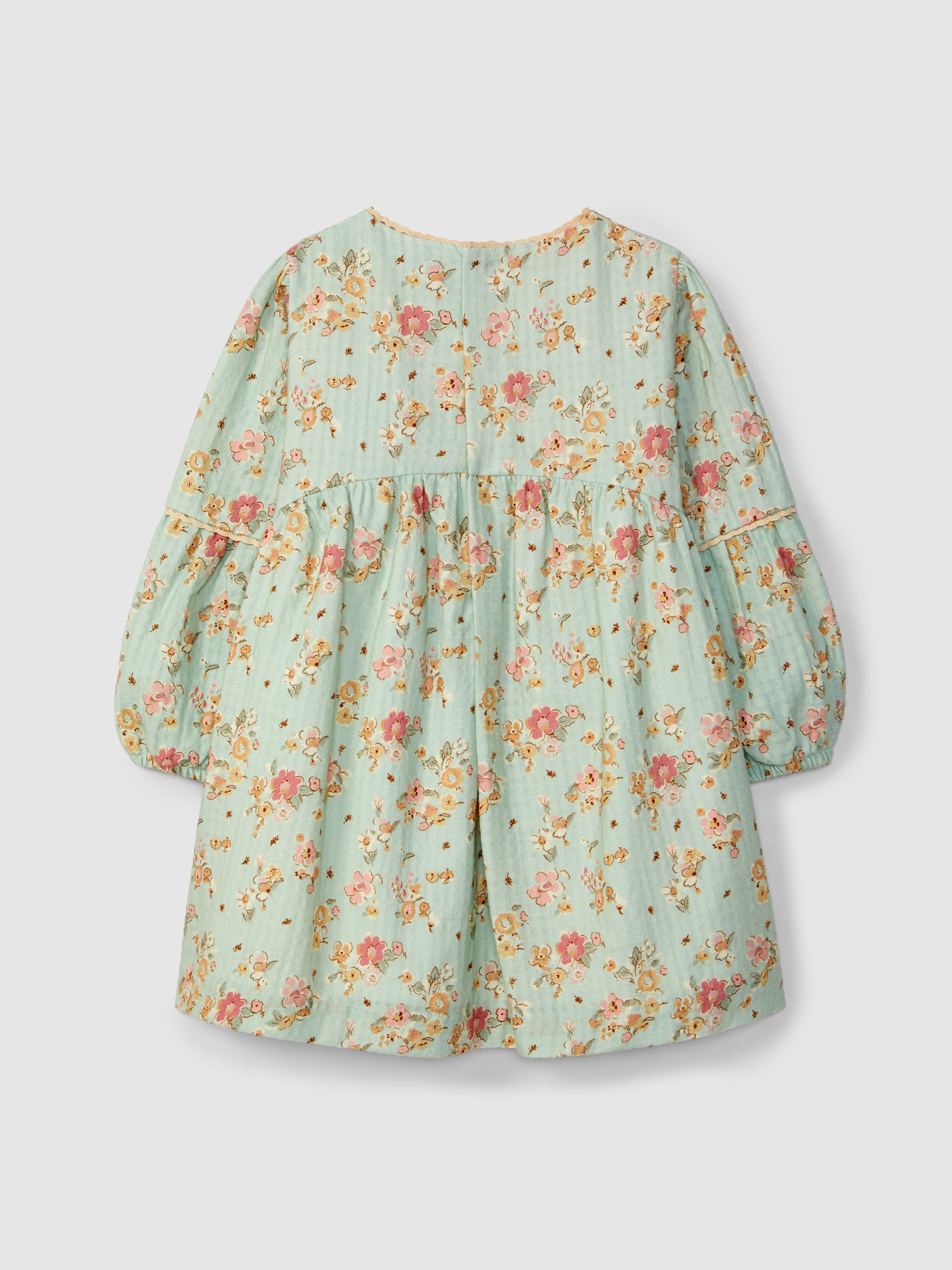 Floral dress with lace details