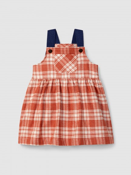 Check pinafore dress Check pinafore dress