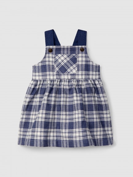 Check pinafore dress Check pinafore dress