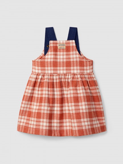 Check pinafore dress Check pinafore dress