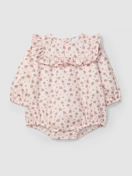Shortie delicate flowers with ruffled detail Shortie delicate flowers with ruffled detail