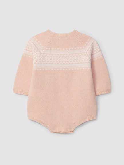 Fofo tricotado com jacquard Fofo tricotado com jacquard