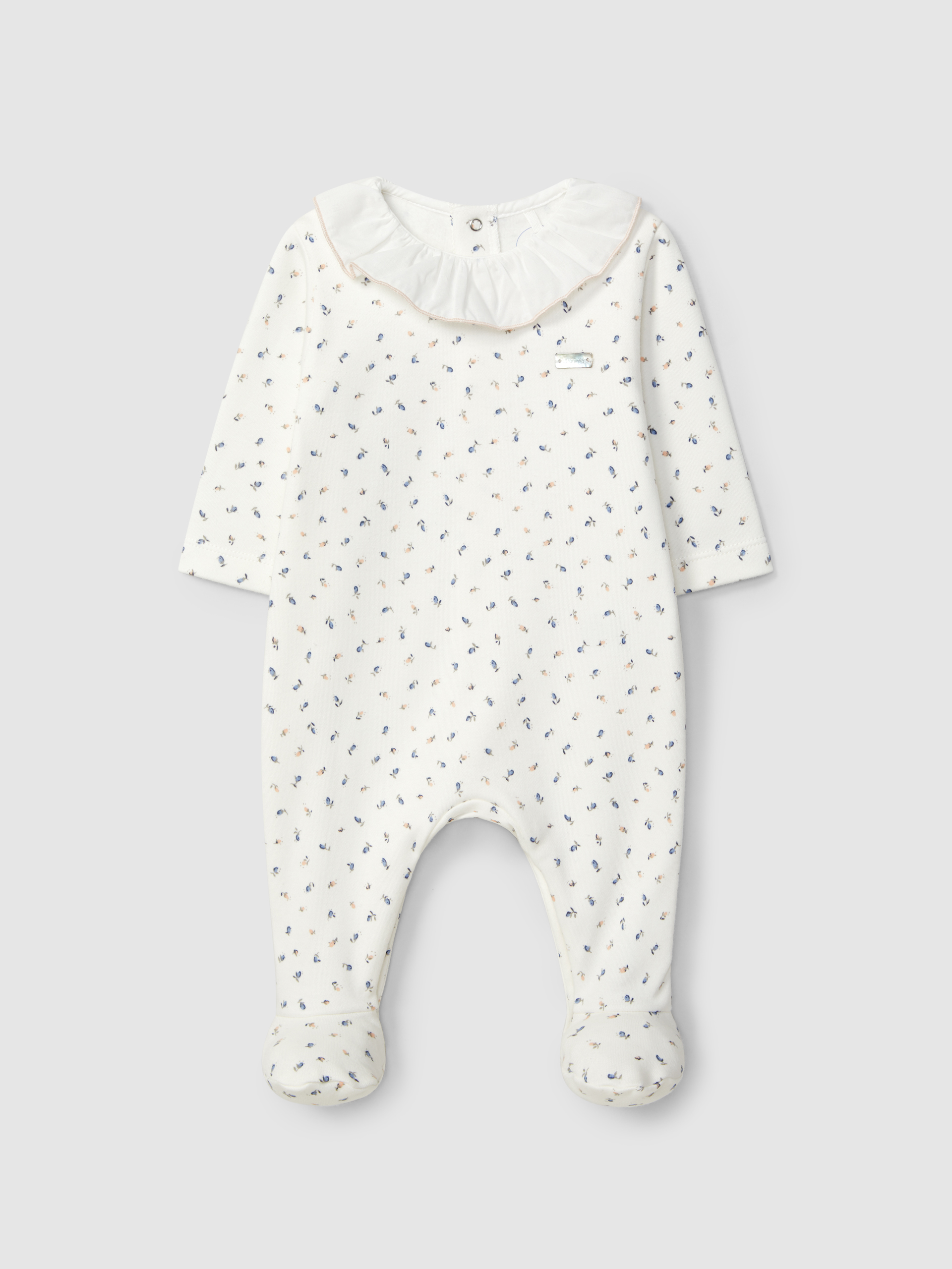 Gift box babygrow e babetes flores delicadas