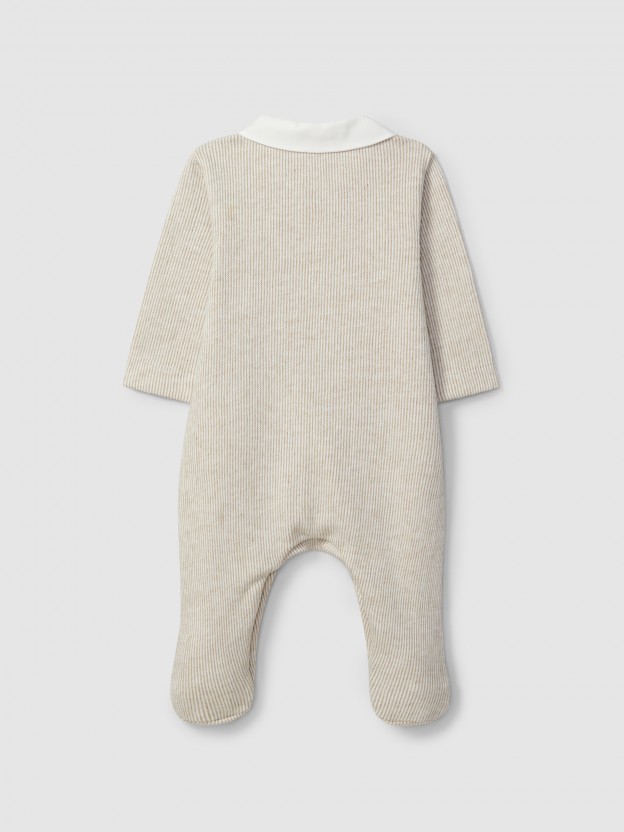 Coffret cadeau babygrow, bonnet et couche Coffret cadeau babygrow, bonnet et couche