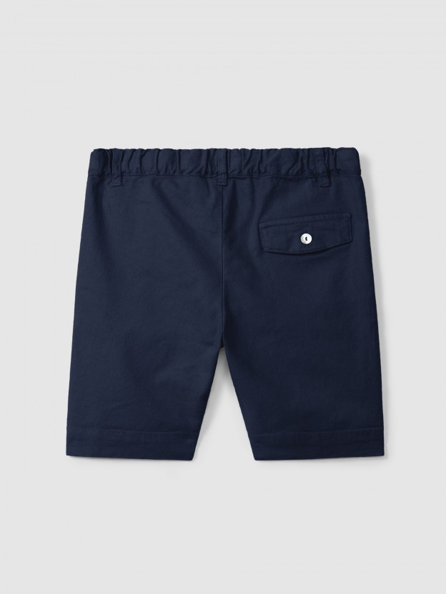Pantalón corto en lona Pantalón corto en lona