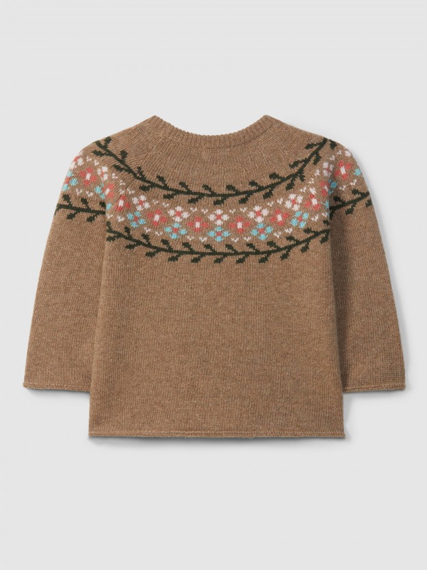 Camisola jacquard tricotada Camisola jacquard tricotada