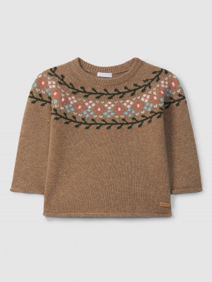 Knitted jacquard jumper Knitted jacquard jumper