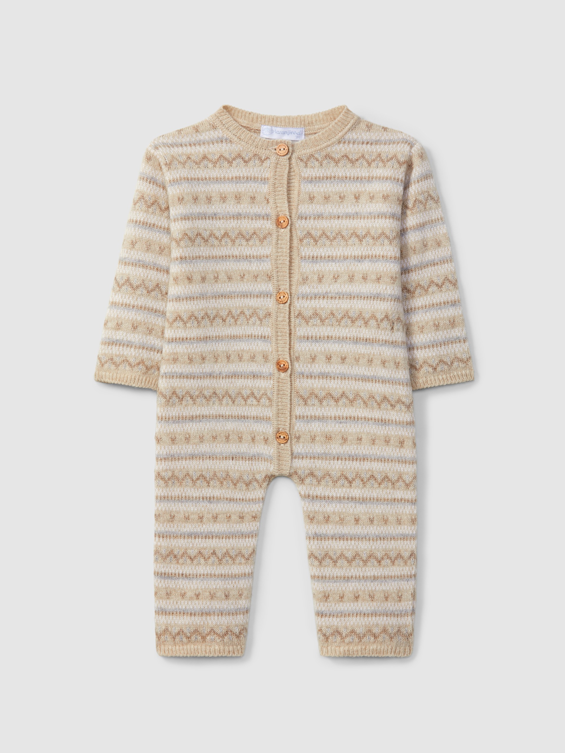 Mono tricotado con jacquard