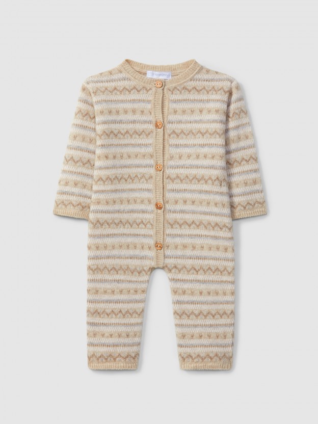Mono tricotado con jacquard Mono tricotado con jacquard