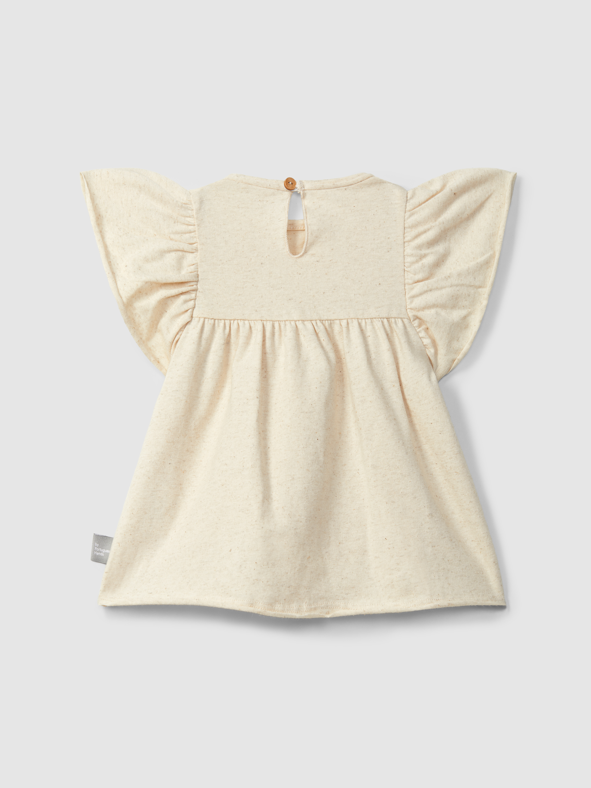 Vestido con detalle de cinta trenzada