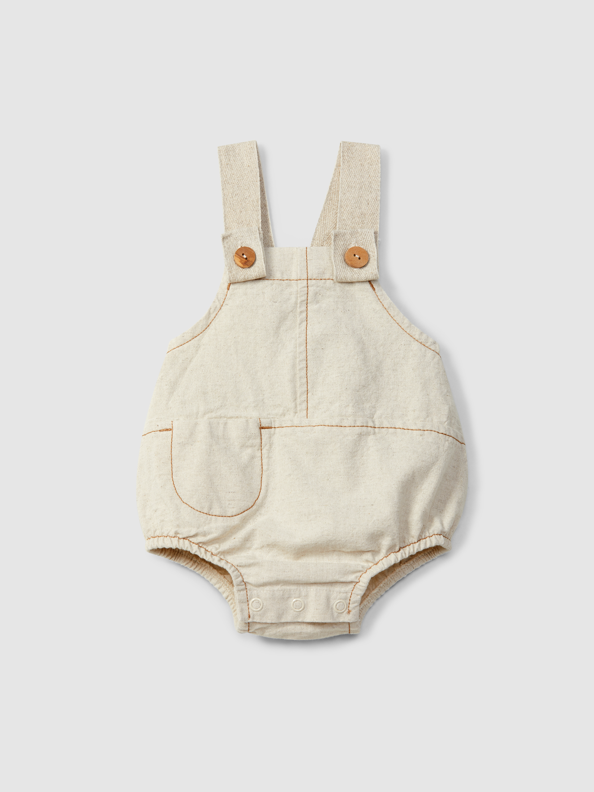Barboteuse style biologique avec poche