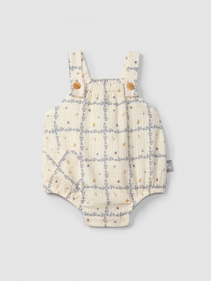 Shortie printed textured cotton Shortie printed textured cotton