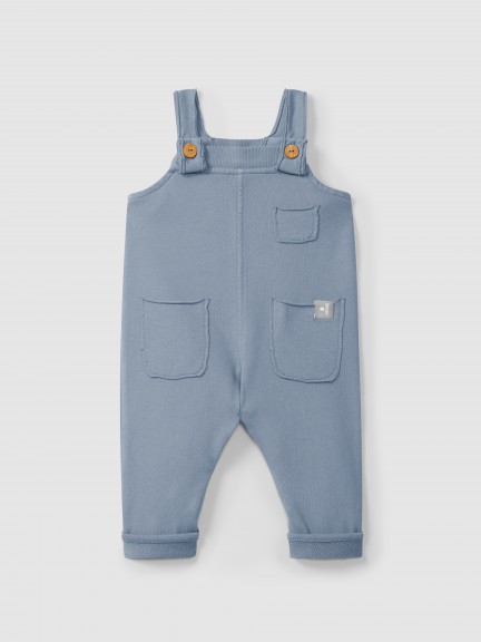 Plush dungarees with pockets Plush dungarees with pockets