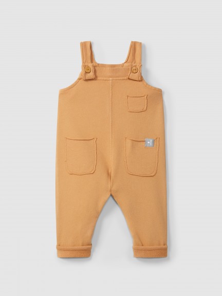 Plush dungarees with pockets Plush dungarees with pockets