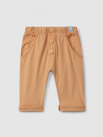 Pantalón en punto liso Pantalón en punto liso