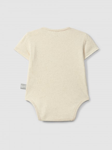 Bodysuit without collar with pocket Bodysuit without collar with pocket