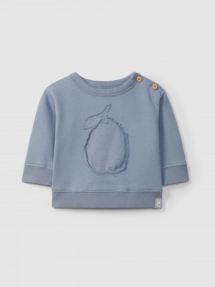 Plush sweatshirt with embroidery Plush sweatshirt with embroidery