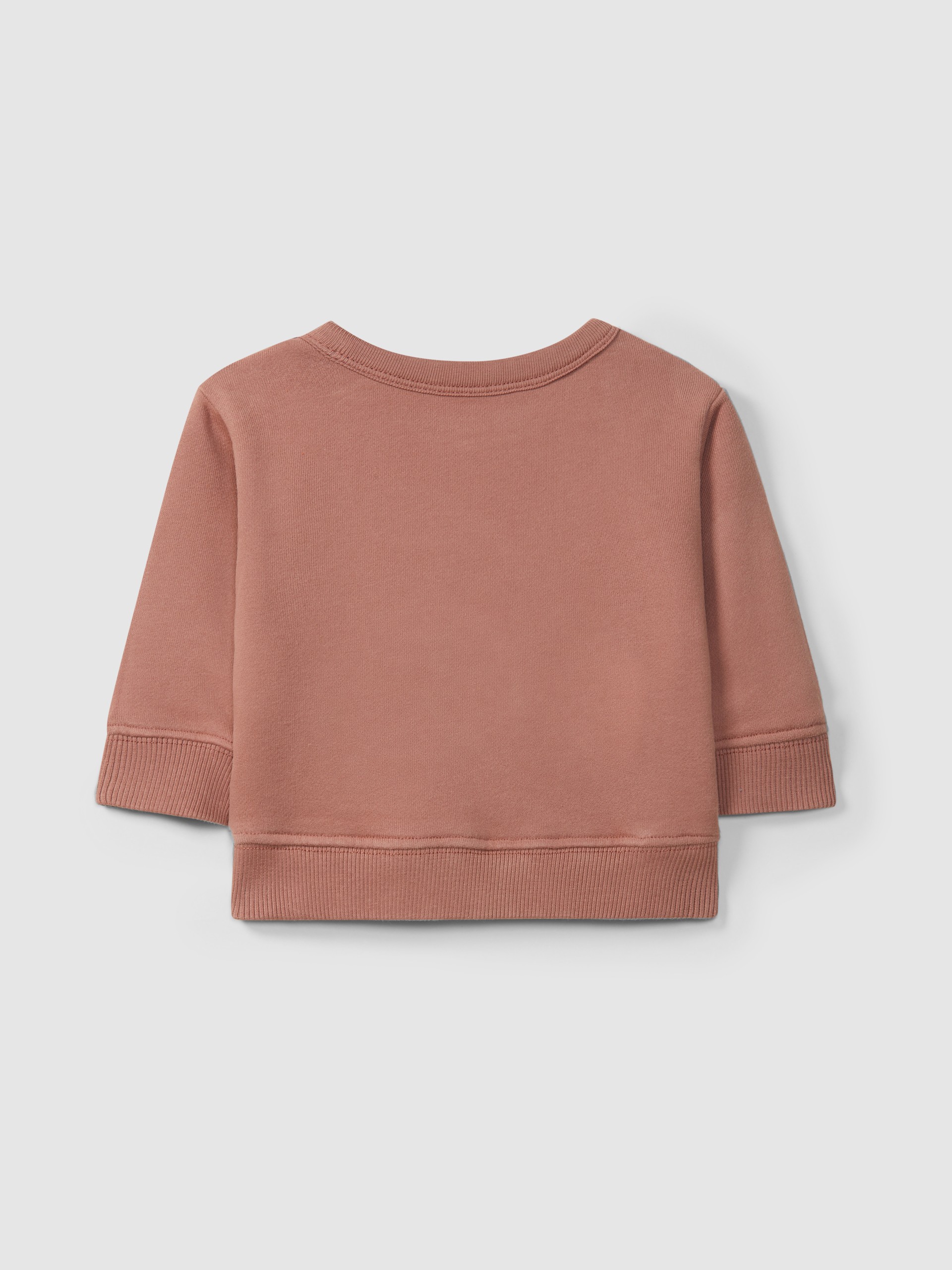 Sweatshirt em felpa com bordado