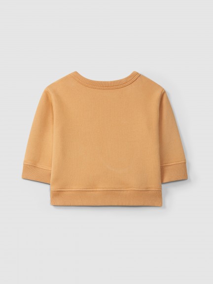 Plush sweatshirt with embroidery Plush sweatshirt with embroidery