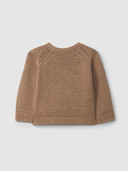 Pull jacquard à col rond Pull jacquard à col rond