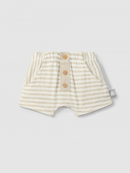 Striped pull-up shorts Striped pull-up shorts