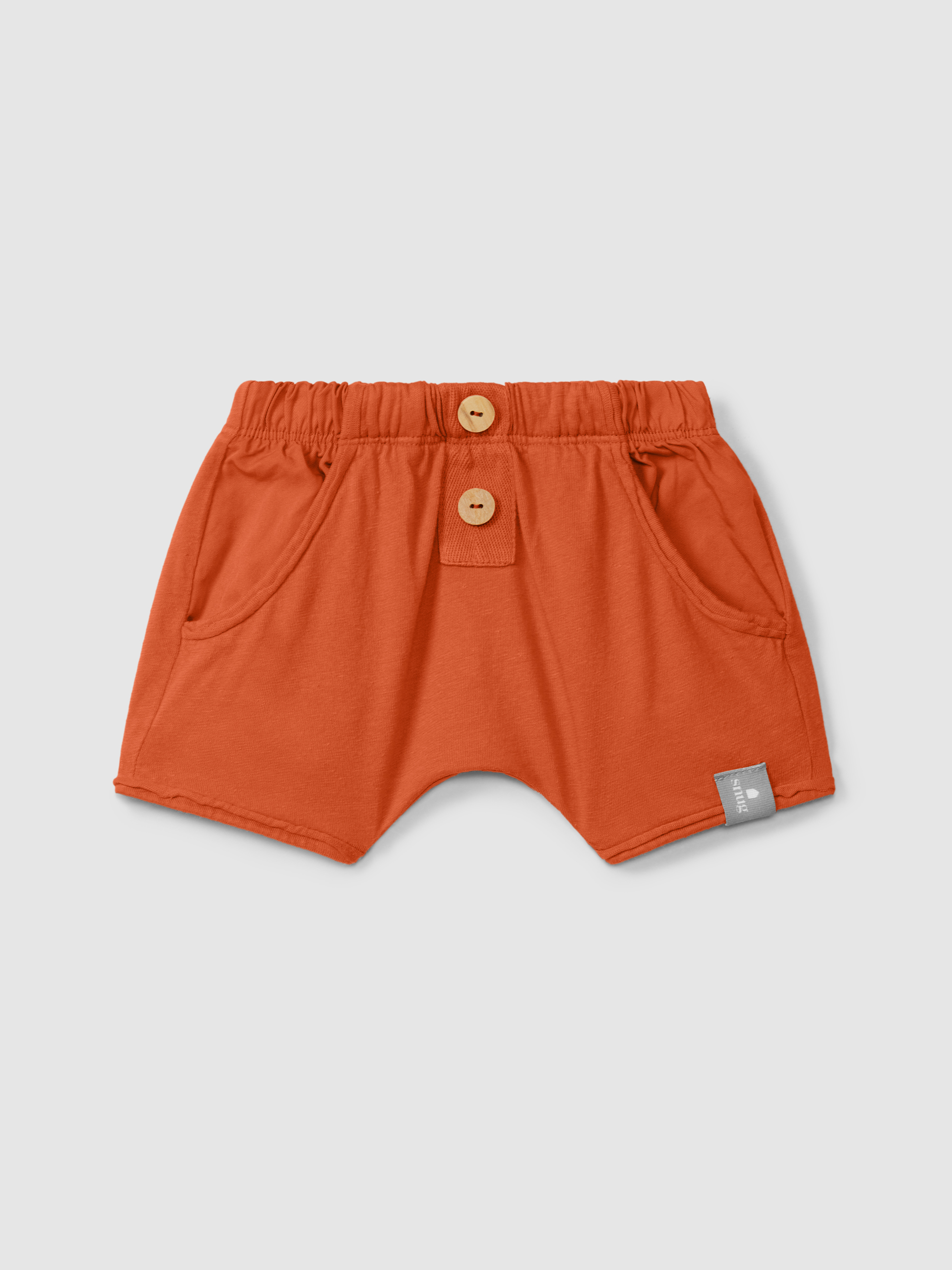 Pantalón corto en punto liso
