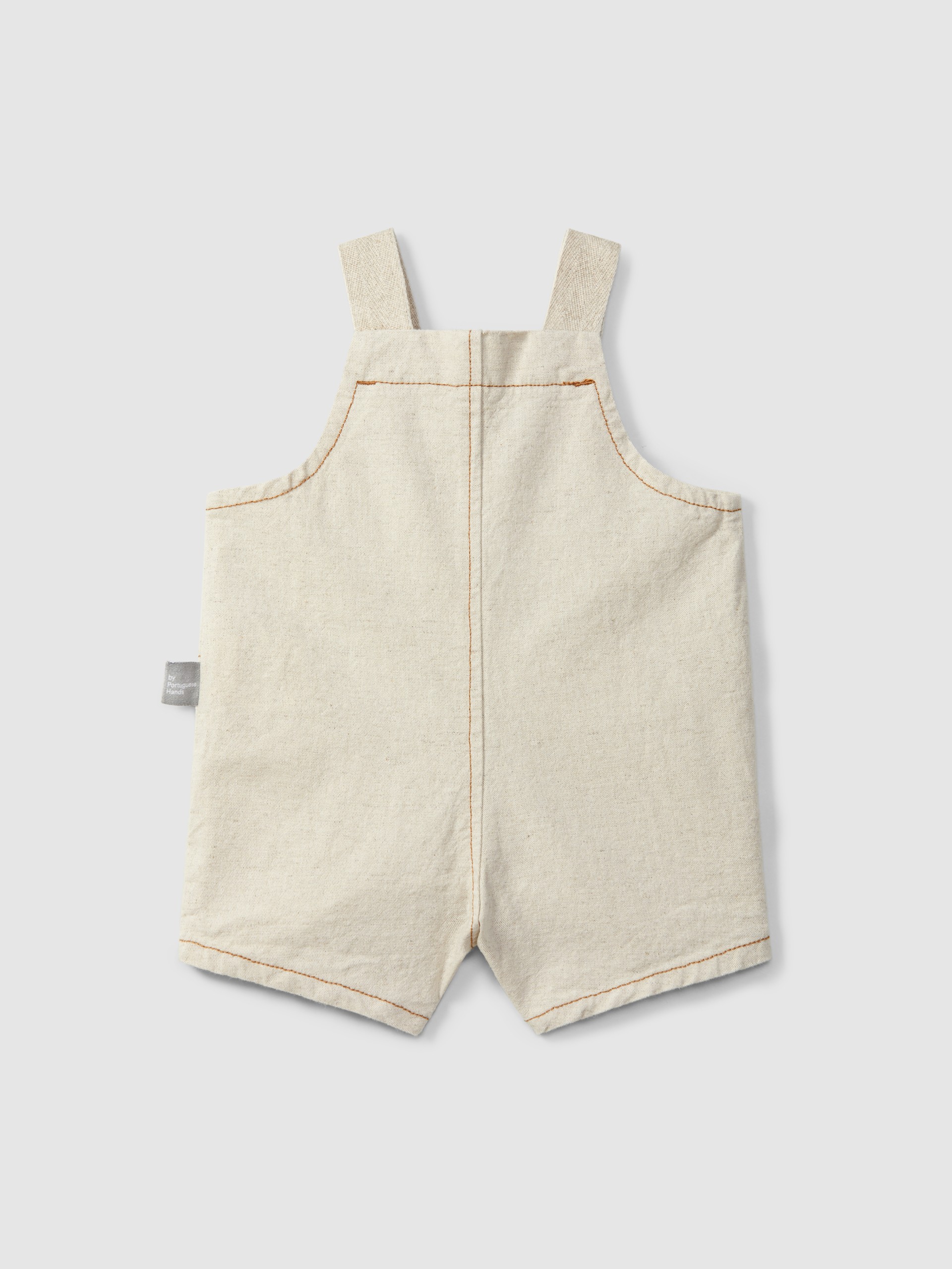 Calções de peito estilo orgânico com bolso