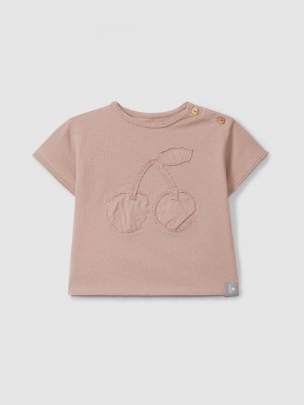 T-shirt com bordado