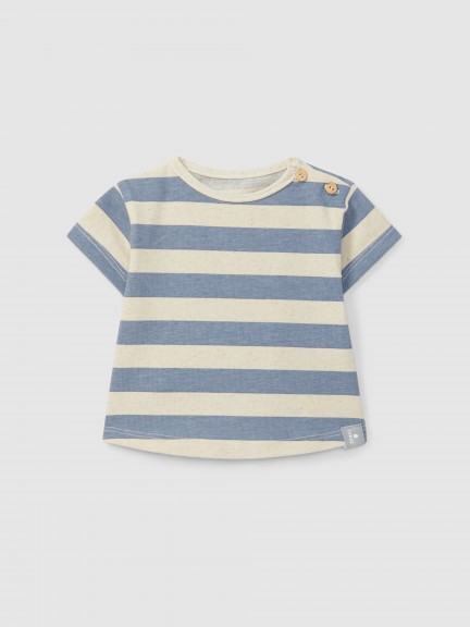 T-shirt de riscas T-shirt de riscas