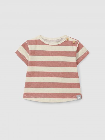 T-shirt de riscas