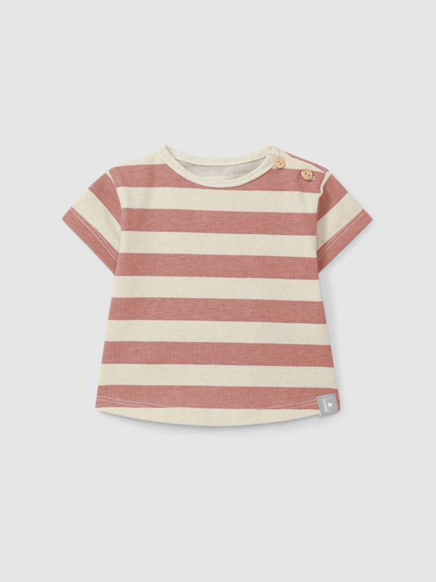 T-shirt de riscas