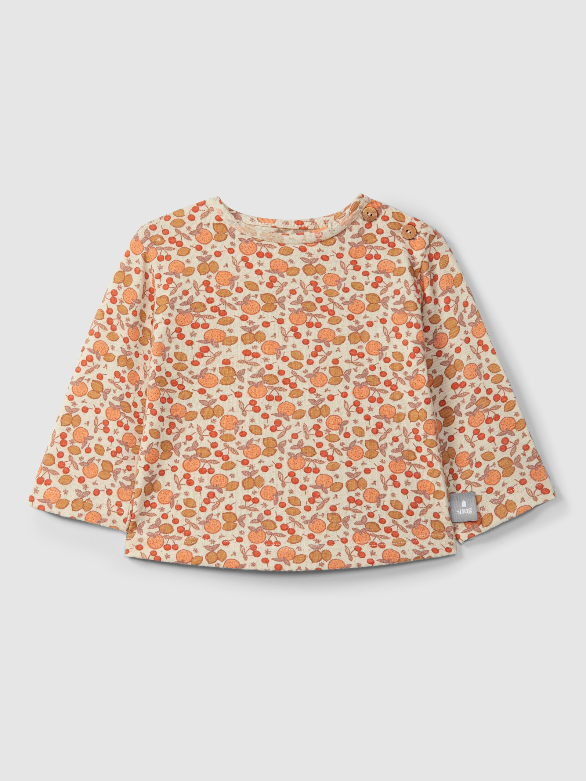 Longsleeve in printed cotton