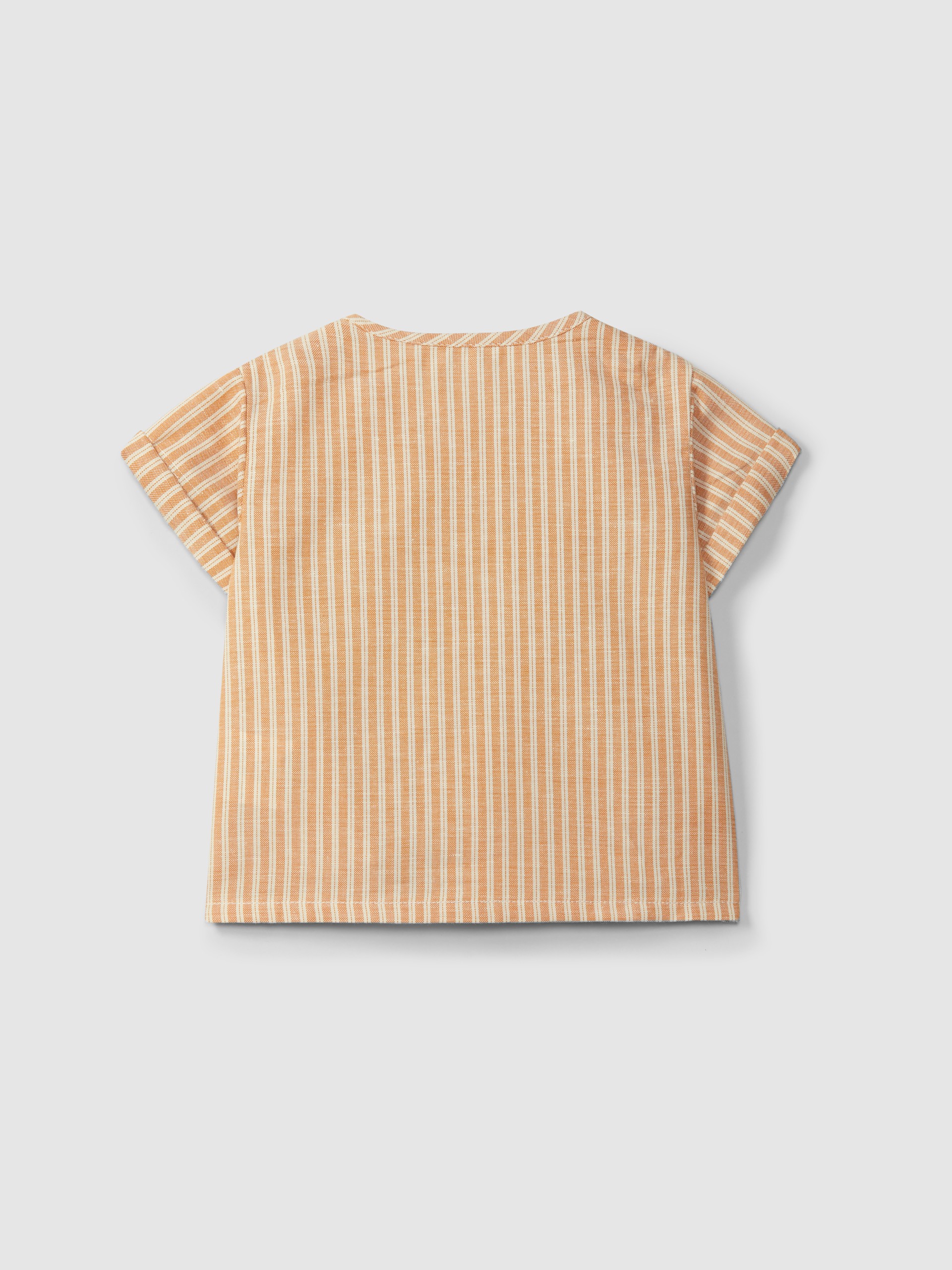 Chemise en tissu en à rayures