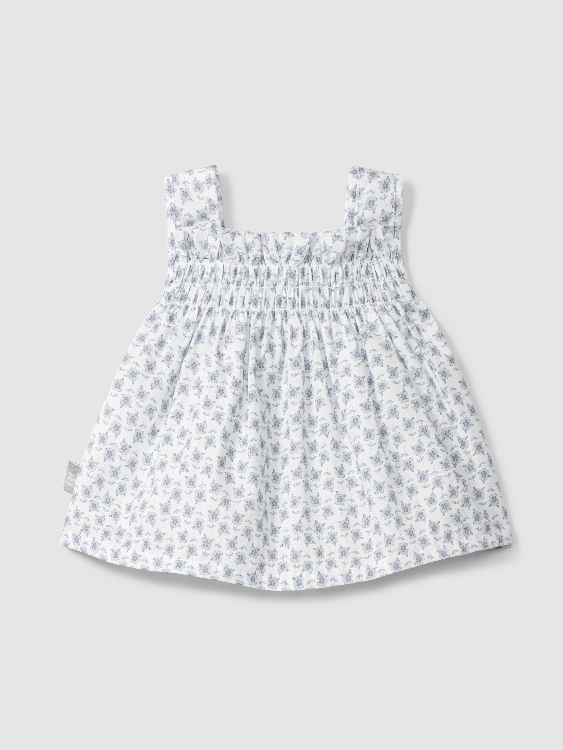 Blusa flores com detalhe de espiguilha